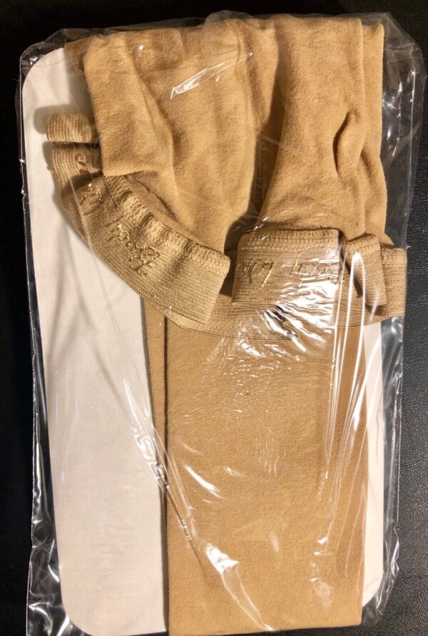 NWT! Body Wrappers Total STRETCH Convertible Dance Tights Nylon Spandex TAN AS/M - Image 3