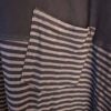 Heartstring Ladies Size Large LgSLV Navy/Purple Solid/Stripe  Top Cotton SZ L - Image 2