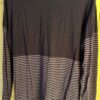 Heartstring Ladies Size Large LgSLV Navy/Purple Solid/Stripe  Top Cotton SZ L - Image 5