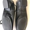 LEOâ€™S JAZZ BLACK ADULT 7.5 MEDIUM SPLIT SOLE LACE UP DANCE SHOES Sz 7.5 AD NIB - Image 3
