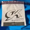GK BIKETARD ADULT SMAL BLUE NYLON/SPANDEX PINK FOIL TRIM DANCE GYMNASTIC TANK S - Image 10