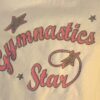 GK CAMISOLE 'GYMNASTICS STAR' JUNIOR SMALL WHITE COTTON PINK SATIN TRIM JR S NWT - Image 2