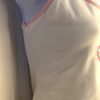 GK CAMISOLE 'GYMNASTICS STAR' JUNIOR SMALL WHITE COTTON PINK SATIN TRIM JR S NWT - Image 3