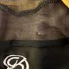 GK CHEER CHILD LARGE BLACK MICROFIBER GOLD MYSTIQUE MESH CROP DANCE TOP SZ L - Image 10