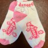 GK DANCE FLORAL GRAPHICS COMFY WHITE & PINK PRINT PEDS LADIES Sz 9-11 NWT!