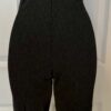 GK ICE SKATE DANCE ADULT SMALL STEEL VELVET BLACK COT/SPANDEX CAMI UNITARD Sz AS - Image 5