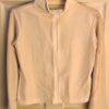 GK WARM UP JACKET LADIES SMALL WHITE VELVET FULL ZIP DANCE SKATE GYMNASTICS SZ S - Image 4
