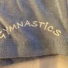 GK DRAWSTRING COTTON SHORTS GIRLS MEDIUM BLUE â€œGYMNASTICSâ€ GRAPHIC SZ M NWT! - Image 3