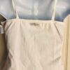GK WHITE COTTON CAMISOLE PJ TOP JR MED (7-9) GYMNASTS SANDALS GRAPHIC Sz JR  M - Image 4