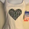 GK 'EAT SLEEP SKATE' ADULT MEDIUM WHITE COTTON HEART CAMI PJ CASUAL TOP Sz M NWT
