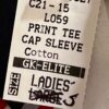 AS TEES "USA CHEER" GRAPHIC ADULT SMALL COTTON WHITE RED RAGAN CAP SLV TEE Sz AS - Image 9