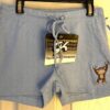 GK DRAWSTRING SHORTS GIRLS X-SMALL (4T) BLUE COTTON MONKEY APPLIQUE SZ XS NWT! - Image 5