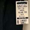 Anvil LADIES SMALL BLACK BLANK PRE-SHRUNK SSLV COTTON V-NECK TOP T-Shirt SZ S - Image 5