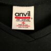 Anvil LADIES SMALL BLACK BLANK PRE-SHRUNK SSLV COTTON V-NECK TOP T-Shirt SZ S - Image 8