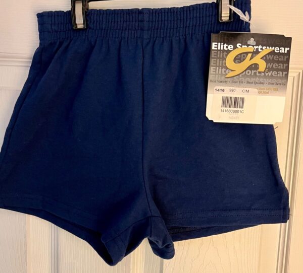 SOFFE GK NAVY CHILD MEDIUM COTTON ATHLETIC GYM WORKOUT RECREATIONAL SHORTS SZ M - Image 4