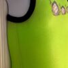 GK GREEN CHILD X-SMALL FOIL CATERPILLAR ACCENT GYMNASTICS DANCE TANK LEOTARD XS - Image 3