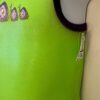 GK GREEN CHILD X-SMALL FOIL CATERPILLAR ACCENT GYMNASTICS DANCE TANK LEOTARD XS - Image 5
