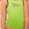 GK GREEN CHILD X-SMALL FOIL CATERPILLAR ACCENT GYMNASTICS DANCE TANK LEOTARD XS - Image 12