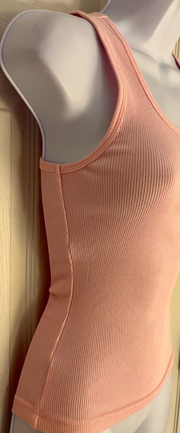 GK SKATE TANK TOP ADULT SMALL PINK RIBBED COTTON SILVER CREST GRAPHIC Sz S NWT! - Image 3