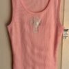 GK SKATE TANK TOP ADULT SMALL PINK RIBBED COTTON SILVER CREST GRAPHIC Sz S NWT! - Image 9
