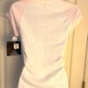 GK "SKATE" GRAPHIC ADULT LARGE COTTON WHITE T-SHIRT PINK CAP SLVS CASUAL SZ L - Image 5