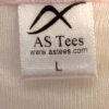 GK "SKATE" GRAPHIC ADULT LARGE COTTON WHITE T-SHIRT PINK CAP SLVS CASUAL SZ L - Image 9