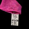 GK LgS BLACK VELVET MESH ADULT SMALL PINK FOIL GYMNASTICS DANCE LEOTARD Sz AS - Image 8