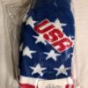 GK GO USA!! WARM COMFY SOCKS RED WHITE BLUE USA STAR STRIPE PATTERN Sz 9-11 NWT! - Image 3