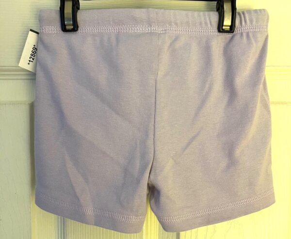 GK DRAWSTRING SHORTS GIRLS X-SMALL (4T)  BLUE COTTON MONKEY APPLIQUE SZ XS NWT! - Image 3