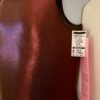 GK CHILD X-SMALL EXPRESSO MYSTIQUE VELVET TRIM GYMNASTICS DANCE TANK LEOTARD XS - Image 4