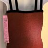 GK CHILD X-SMALL EXPRESSO MYSTIQUE VELVET TRIM GYMNASTICS DANCE TANK LEOTARD XS - Image 5