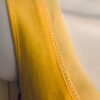 LAUREN Ralph Lauren WOMENS MEDIUM SLVLS YELLOW SHEER TRIM COTTON TOP Sz M EUC! - Image 2