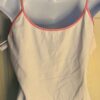 GK CAMI PJ TOP ADULT LARGE I LOVE TO DANCE WHITE COTTON PINK SATIN STRAPS Sz AL - Image 5