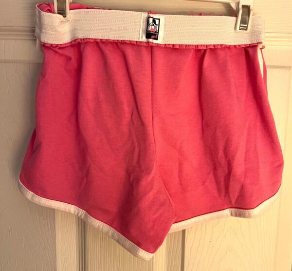 GK PINK BOXER SHORTS ADULT X-SMALL COTTON/POLY WHITE TRIM CASUAL WORKOUT SZ XS - Image 3