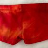 GK RED TIE-DYE CHILD X-SMALL MICRO MINI GYMNAST DANCE WORKOUT SHORTS Sz CXS NWT - Image 2