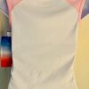 GK DANCE GRAPIC GIRLS SMALL RAGLAN CAP SLV WHITE PINK COTTON TOP Sz CS NWT! - Image 6