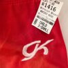 GK RED TIE-DYE CHILD X-SMALL MICRO MINI GYMNAST DANCE WORKOUT SHORTS Sz CXS NWT - Image 5