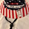 STARS & STRIPES BUCKET HAT â€œUSA ALL THE WAYâ€ GRAPHIC GYMNASTICS EMBROIDERED Sz S - Image 3