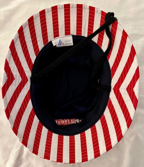 STARS & STRIPES BUCKET HAT â€œUSA ALL THE WAYâ€ GRAPHIC GYMNASTICS EMBROIDERED Sz S - Image 5