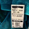 GK WARM UP JACKET ADULT SMALL PINK GREEN VELVET GYMNASTICS DANCE CHEER SKATE S - Image 9