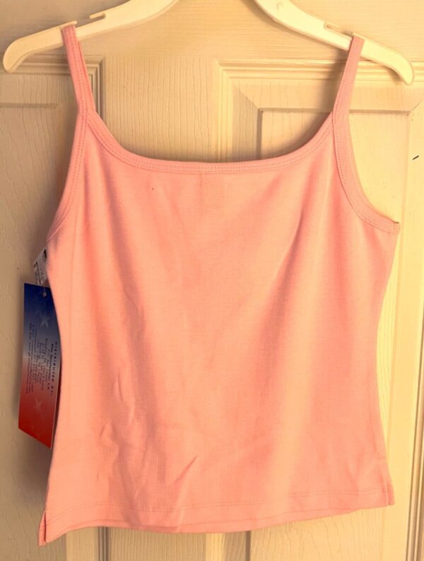 GK CAMISOLE TOP  CHILD MEDIUM PINK COTTON METAL JA â€œSKATEâ€ GRAPHICS SZ M NWT! - Image 4