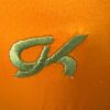 GK "GYMBEE" CHILD X-SMALL ORANGE FOIL TRIM BEE GYMNASTICS DANCE TANK LEOTARD XS - Image 7