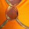 GK "GYMBEE" CHILD X-SMALL ORANGE FOIL TRIM BEE GYMNASTICS DANCE TANK LEOTARD XS - Image 9