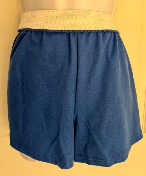 SOFFE CHEER ROYAL COTTON/BLENDED ADULT LARGE ATHLETIC CHEER SHORTS Sz AL NWT!