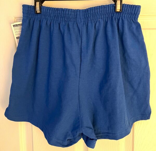 SOFFE CHEER ROYAL COTTON/BLENDED ADULT LARGE ATHLETIC CHEER SHORTS Sz AL NWT! - Image 7