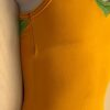 GK DANCE CHILD MEDIUM GOLD GREEN FOIL DRY TECH CAMISOLE ATHLETIC TOP  SZ M NWT! - Image 4