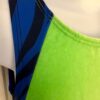 GK GREEN CHILD X-SMALL GREEN VELVET BLUE BLACK GYMNASTICS DANCE TANK LEOTARD XS - Image 3