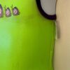 GK GREEN CHILD X-SMALL FOIL CATERPILLAR ACCENT GYMNASTICS DANCE TANK LEOTARD XS - Image 5