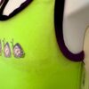 GK GREEN CHILD X-SMALL FOIL CATERPILLAR ACCENT GYMNASTICS DANCE TANK LEOTARD XS - Image 6
