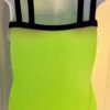 GK GREEN CHILD X-SMALL FOIL CATERPILLAR ACCENT GYMNASTICS DANCE TANK LEOTARD XS - Image 7